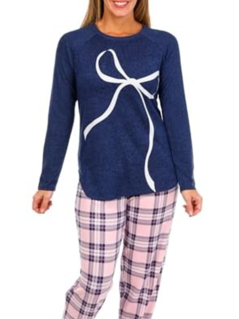 #2287 Long Sleeve Knit Pajama Set in Brushed Sweater by Cuddl Duds